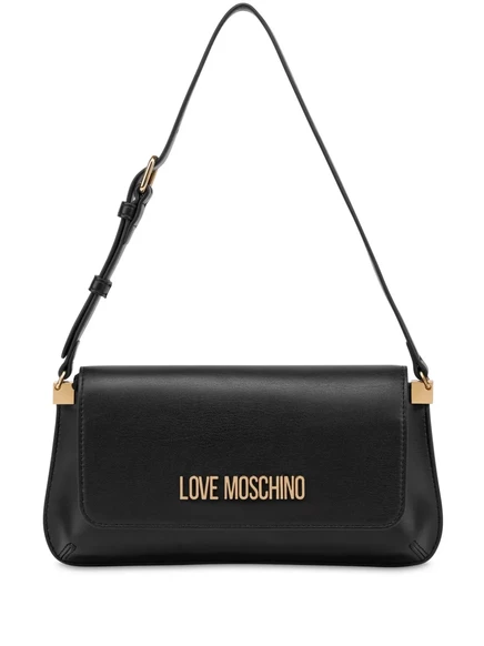 Сумка через плечо с логотипом Love Moschino black