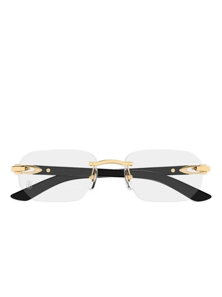 Очки Cartier Eyewear без оправы, черные