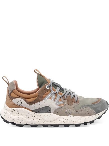 Кожаные замшевые кроссовки FLOWER MOUNTAIN Yamano 3 grey