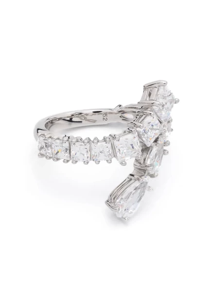 Женское кольцо Swarovski Matrix, серебристое