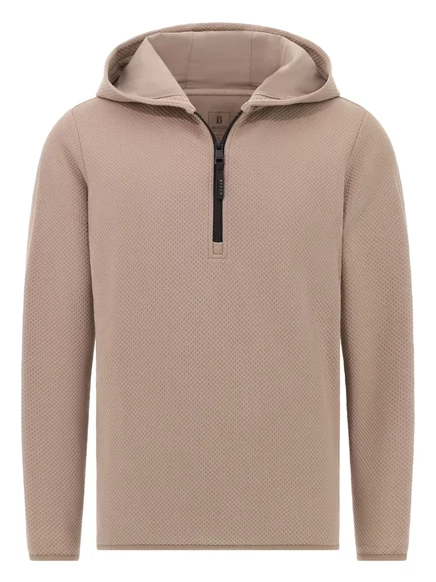 Толстовка Boggi Milano на молнии до половины длины neutrals