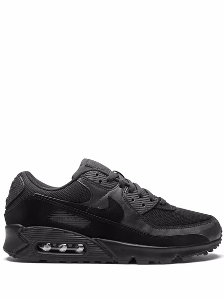 Кроссовки Nike Air Max 90 Recraft Triple Black, черные