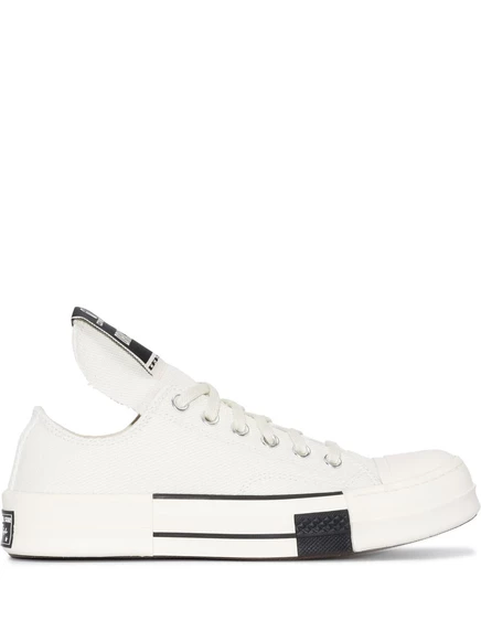 Кеды Converse x Rick Owens DRKSHDW DRKSTAR Ox с низким берцем white