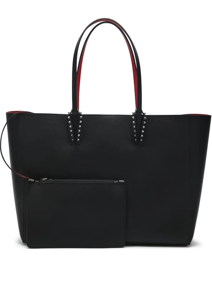 Женская сумка‑тоут Christian Louboutin Cabata средняя, чёрная
