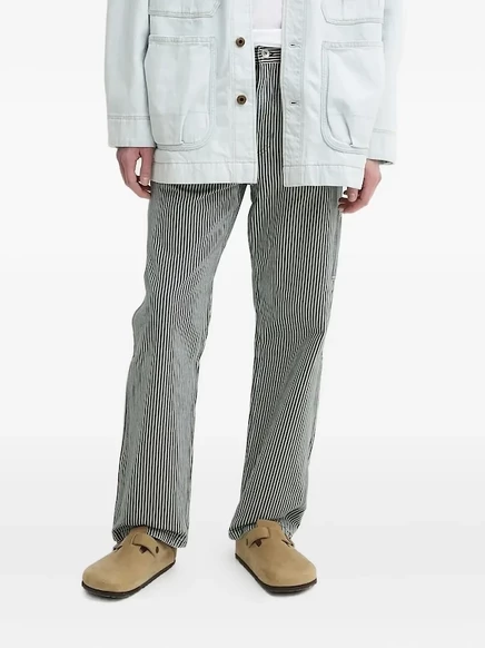 Мужские джинсы Levi's 568 в полоску, черные