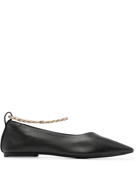 Кожаные балетные туфли Senso Aubree II  black
