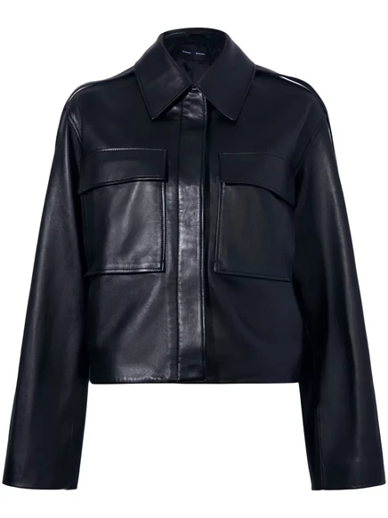 Женская кожаная куртка Proenza Schouler Dylan, черная