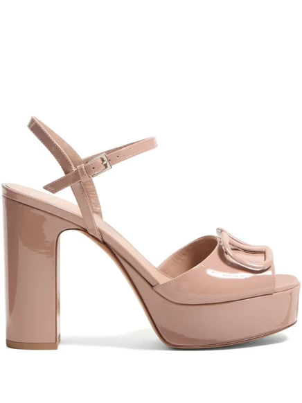 Фирменные босоножки Valentino Garavani 115 мм VLogo pink
