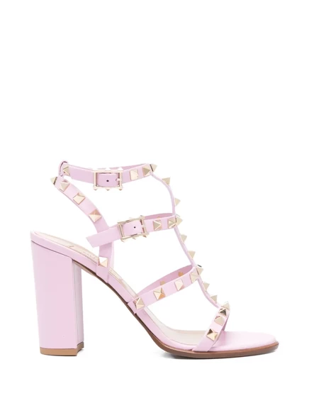 Женские босоножки Valentino Garavani Rockstud, розовые