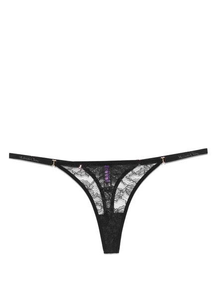 Женские трусы-стринги Maison Close Flashback mini, черные