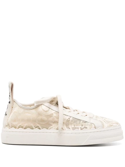Женские кроссовки Chloé Lauren, бежевые