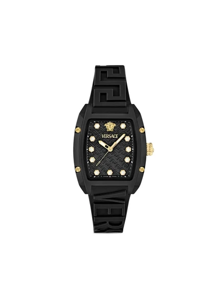 Женские часы Versace Dominus Lady 44 мм керамика, черные