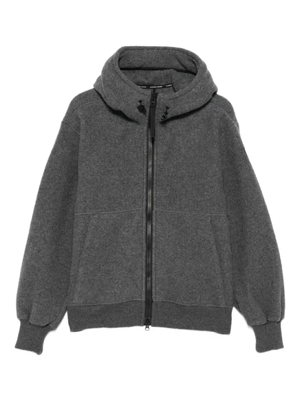 Куртка-бомбер Canada Goose с капюшоном grey