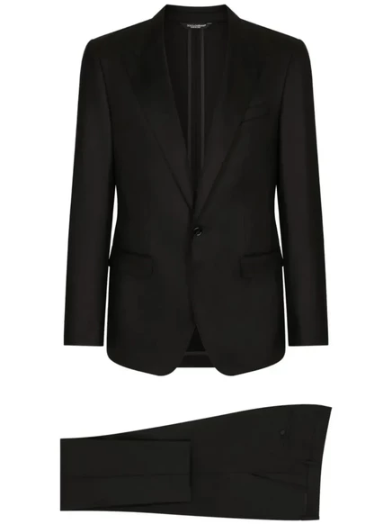 Однобортный вечерний костюм-двойка от Dolce & Gabbana  black