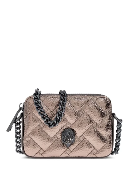 Женская сумка Kurt Geiger Kensington, стёганая, коричневая