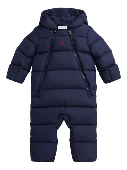 ДЕТСКИЕ зимние костюмы POLO RALPH LAUREN с капюшоном на молнии blue