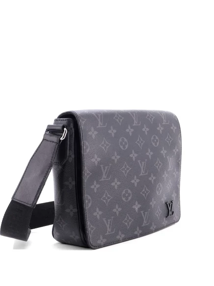 Женская сумка через плечо Louis Vuitton Pre-Owned District PM, черная