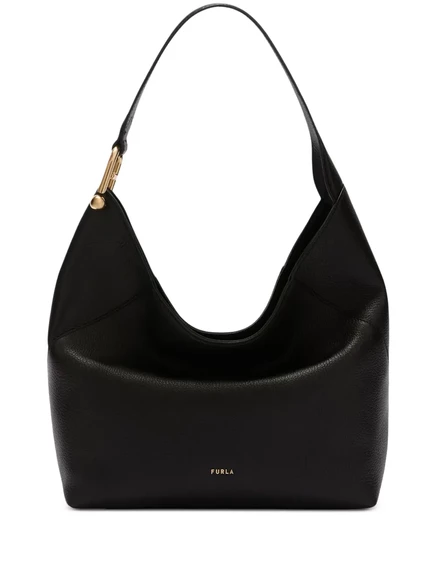 Женская сумка через плечо Furla M Lara кожаная, черная