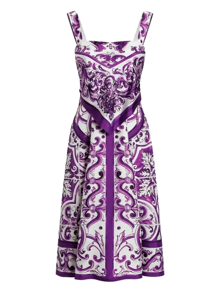 Женское платье Dolce & Gabbana миди, белое