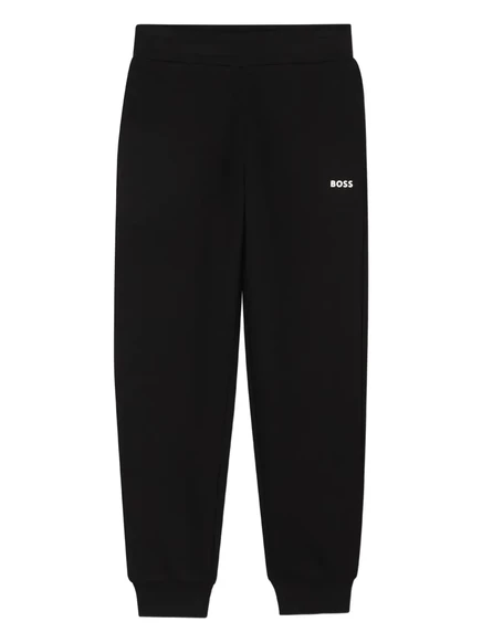 Низ спортивного костюма украшен логотипом BOSS Kidswear black