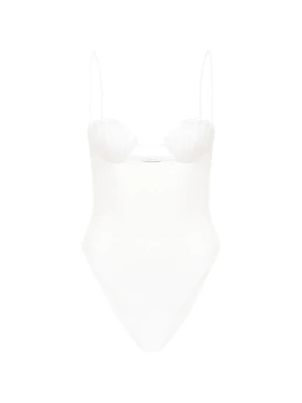Женский слитный купальник Oséree Bridal Shell, белый