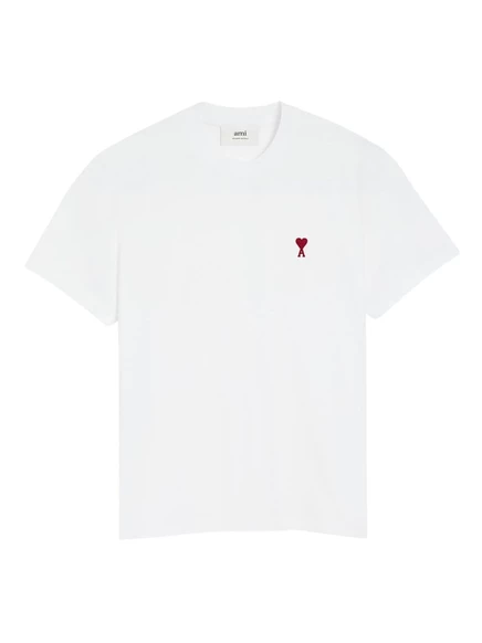 Футболка AMI Paris Ami de Coeur white