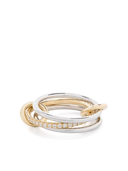 Кольцо Spinelli Kilcollin Sonny 18K золото с бриллиантами