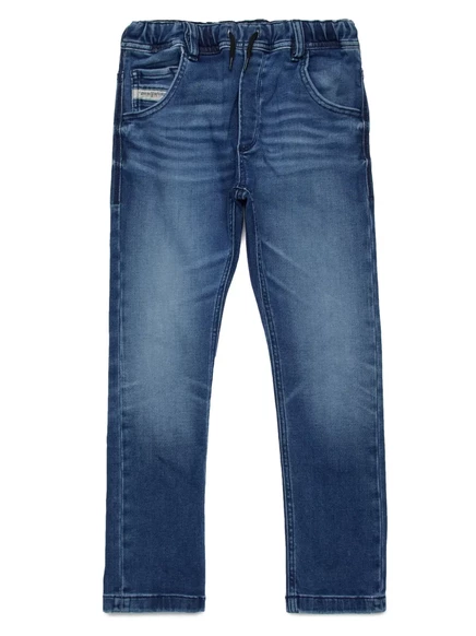 Джинсы для мальчиков Diesel Kids зауженные, индиго