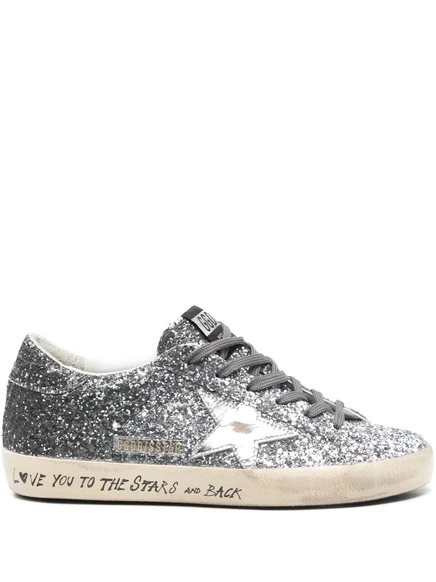 Суперзвездные кроссовки Golden Goose silver