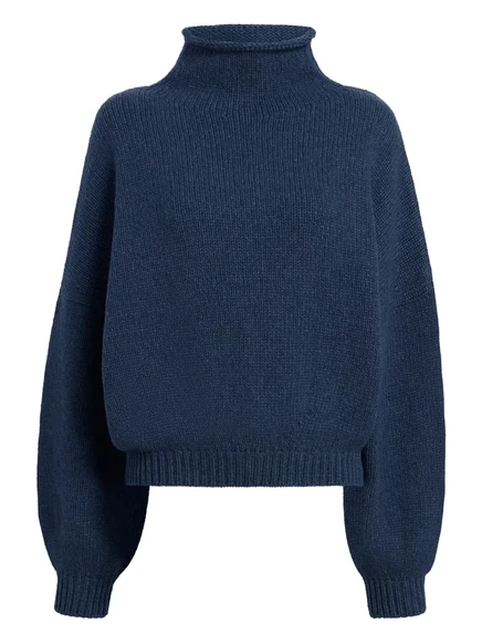 Кашемировый свитер из можжевельника KHAITE blue