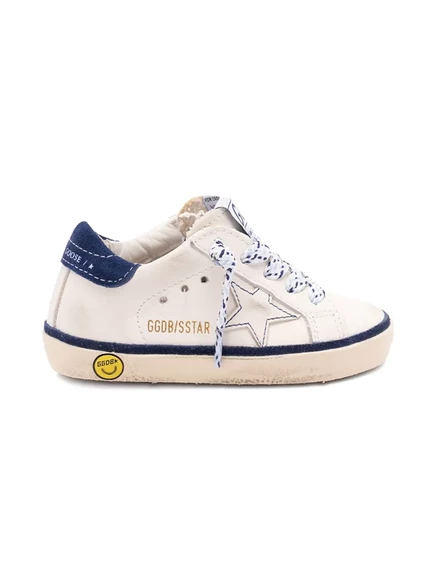 Кроссовки для мальчиков Golden Goose Kids Super Star, белые