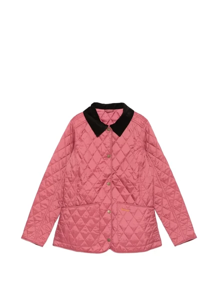 Женская стеганая куртка Barbour, розовая