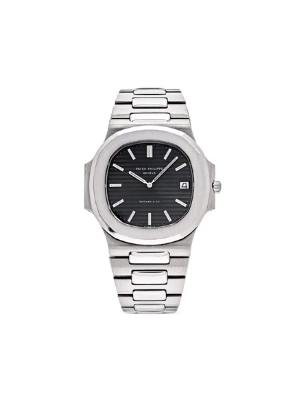 Patek Philippe, бывшие в употреблении, x Tiffany & Co., 1986, бывшие в употреблении, Nautilus 3700/11, 40 мм black