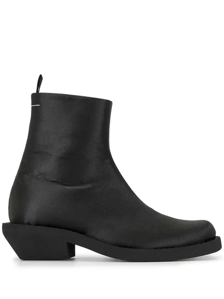 Ботильоны MM6 Maison Margiela на удлиненном каблуке