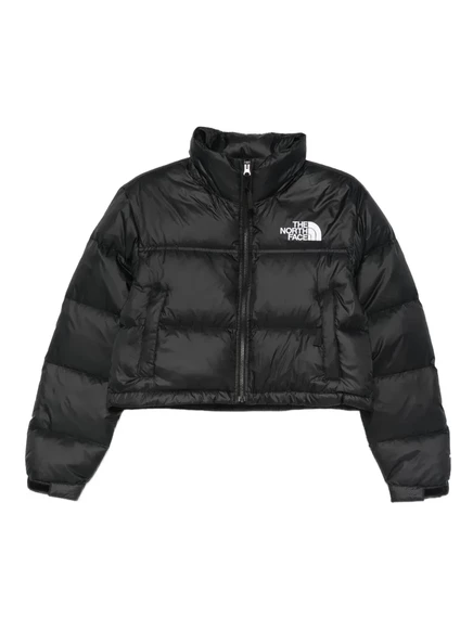 Женская укороченная пуховая куртка The North Face, черная