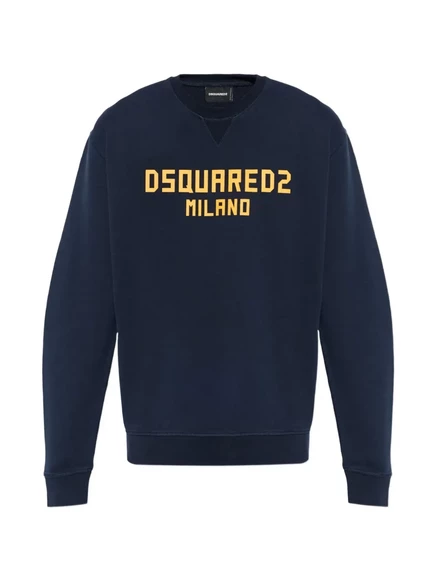 Мужской свитшот DSquared2 с логотипом, синий