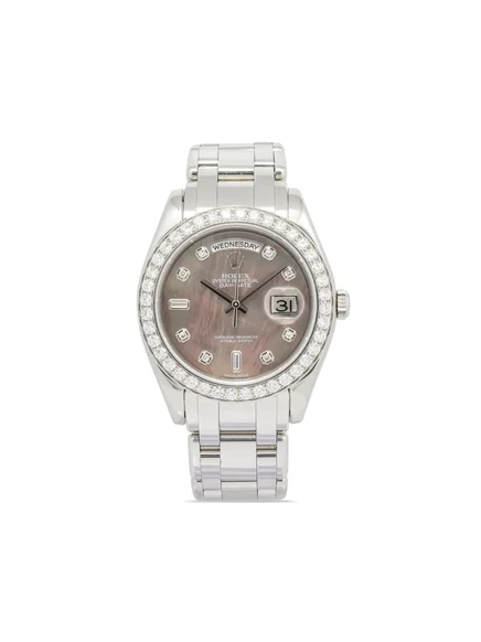 Мужские часы Rolex Day-Date 39 мм платина, перламутр, б/у