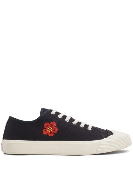 Кроссовки с низким берцем на шнуровке от Kenzo  black