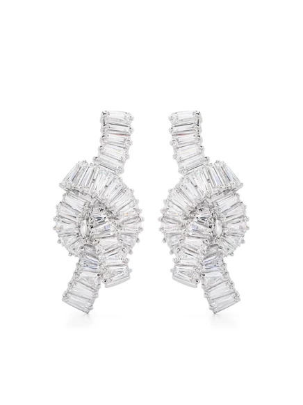 Женские серьги Swarovski Matrix, серебристые