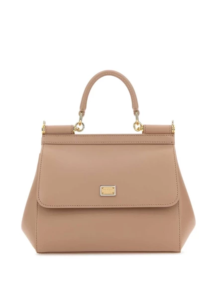 Сумка-тотализатор Dolce & Gabbana medium Sicily neutrals