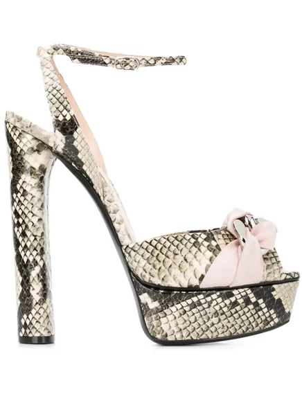 Женские босоножки Casadei Flora Hydra, серые