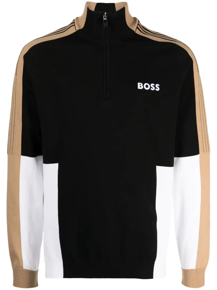 Толстовка BOSS Zolkar с цветными вставками black