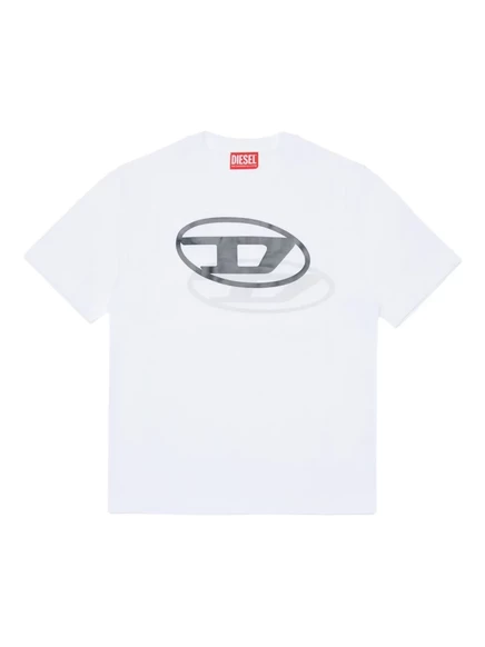 Футболка для мальчиков Diesel Kids с логотипом, белая