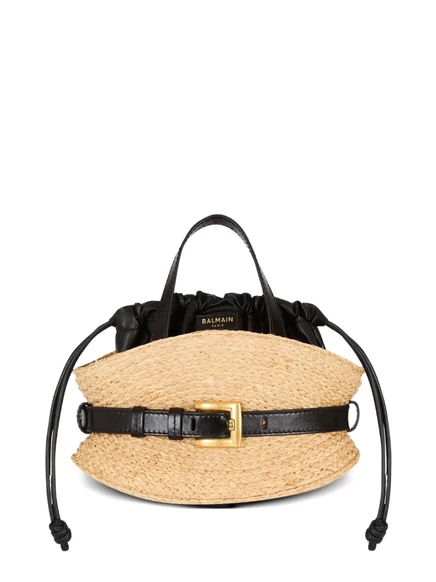 Сумка-тоут Balmain mini Shuffle neutrals