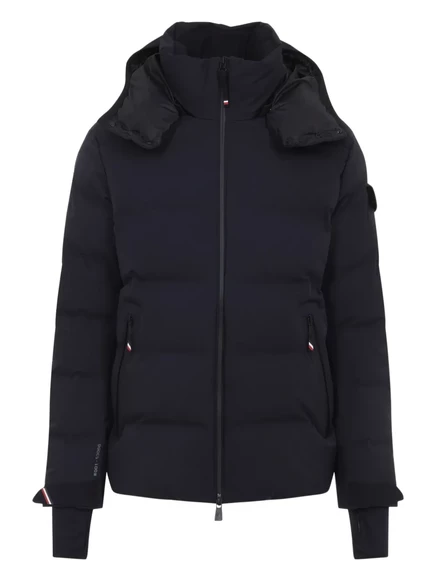 Мужская пуховая куртка Moncler Grenoble с капюшоном, синяя