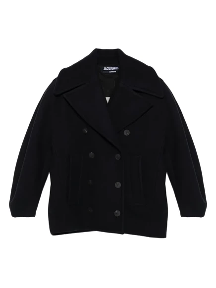 Женский двубортный пиджак Jacquemus, темно-синий