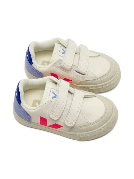 Кроссовки для мальчиков VEJA Kids V-12 с логотипом, белые