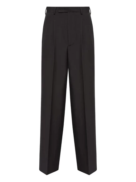 Мужские брюки прямого кроя MM6 Maison Margiela, черные