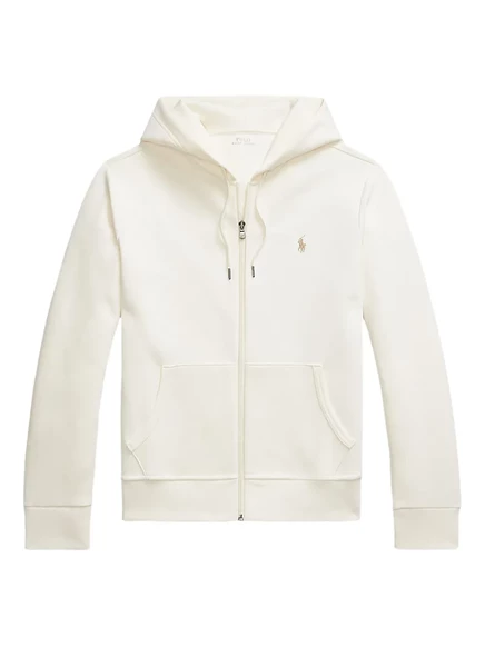 Мужская толстовка на молнии Polo Ralph Lauren, белая