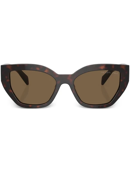 Женские очки Prada Eyewear кошачий глаз, коричневые